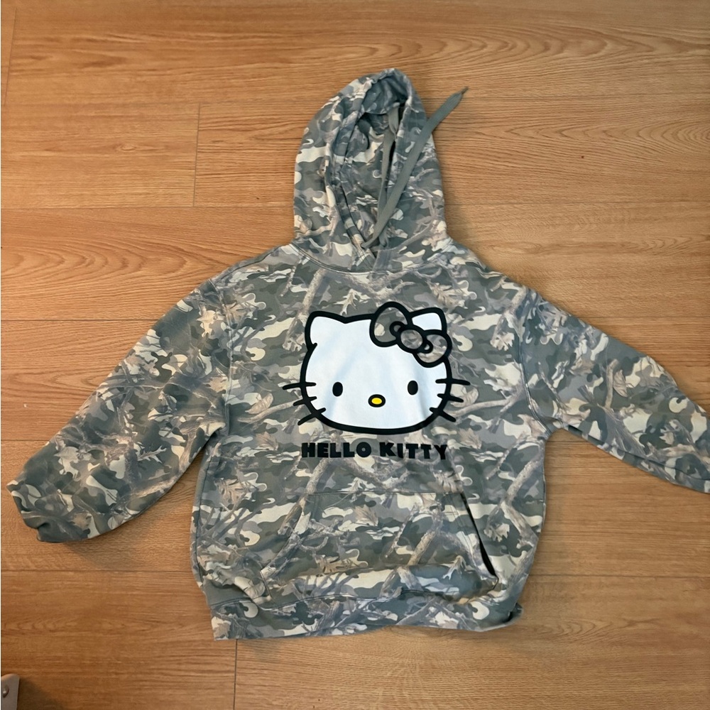 Hello Kitty Camouflage Hoodie